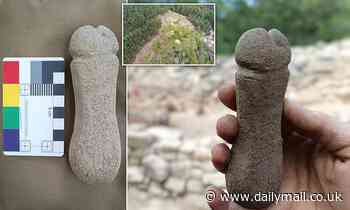 Archaeologists discover a 6-inch stone penis that was used to sharpen weapons 500 years ago 