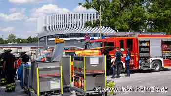 Brand in SAP-Arena am Olympiapark in München - Feuer gelöscht