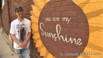 Former Minneapolis man inspired to paint his small hometown to honor dad lost to COVID
