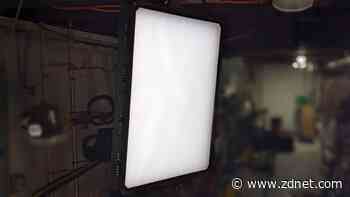 This $200 light panel turned my basement into a video studio