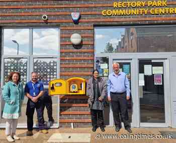 Life-saving kit installed at Northolt community centre