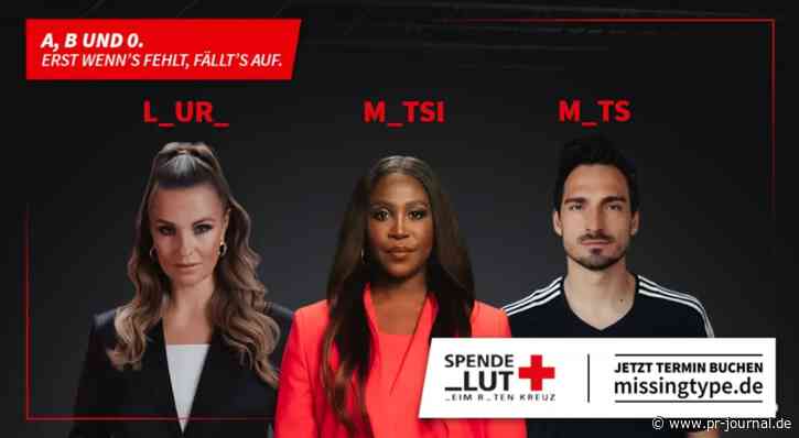 komm.passion unterstützt #missingtype-Kampagne des DRK
