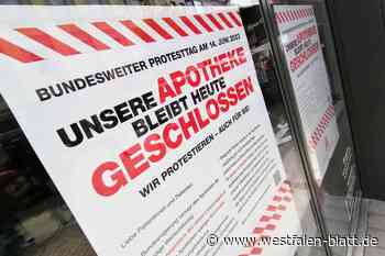 Beschäftigte der Apotheken im Kreis Höxter protestieren