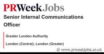 Greater London Authority: Senior Internal Communications Officer