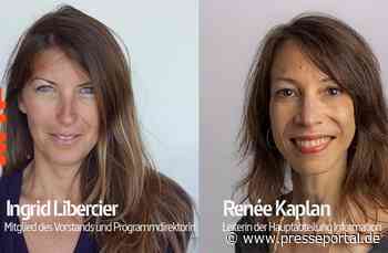 Personelle Veränderungen bei ARTE in der Programmdirektion und in der Leitung der Hauptabteilung Information