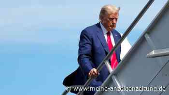 Abgeklärt oder ängstlich? Donald Trump auf der Anklagebank
