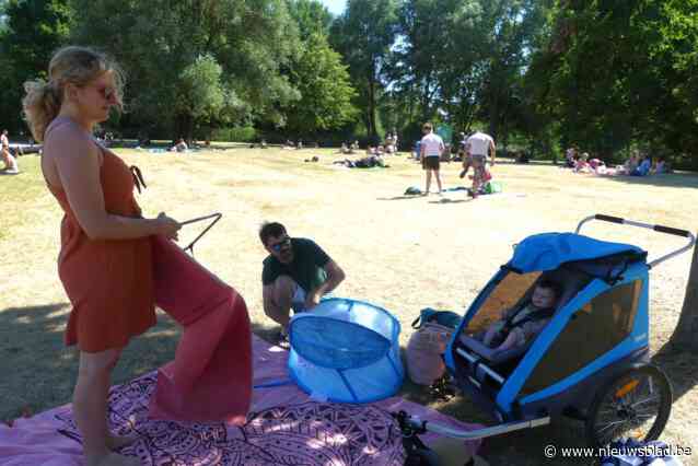Inwoners zoeken verkoeling bij het meer tijdens hittegolf: “Openluchtzwemmen mag niet enkel iets zijn voor de weinig gelukkigen”