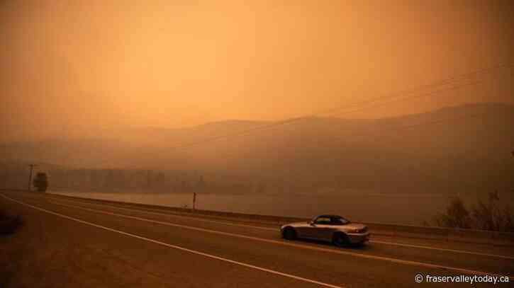 Northern B.C. wildfire nudges key northern highway, Island route still cut by flames