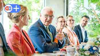 Bundespräsident Steinmeier in Eckernförde: Darüber diskutierte er mit Bürgern