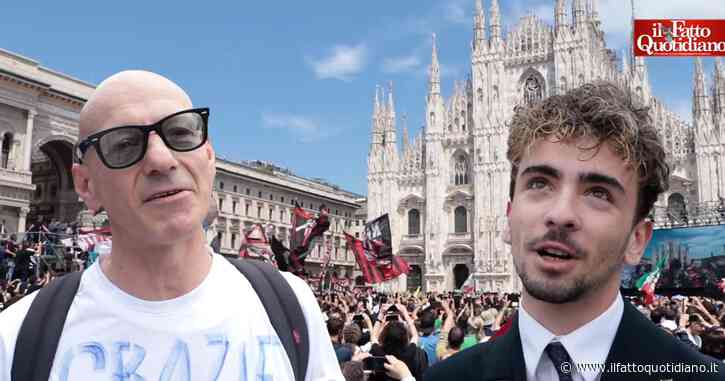 “Berlusconi? Un esempio”, “Un pregiudicato”. Tra bandiere del Milan, giovani fan e contestatori: il videoracconto dalla piazza dei funerali