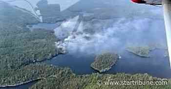 Wildfire west of Gunflint Trail in BWCA has Forest Service closing part of area