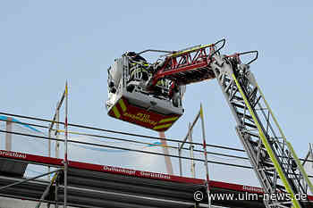Brandrauch zieht in Kaufhaus in Ulm