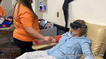 Blood donors now offered new ‘mixed reality' experience during donations at Chicago-area centers