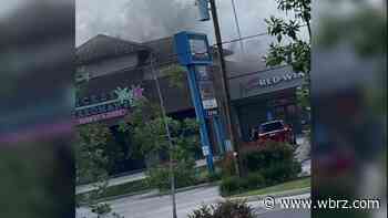 Report: Flower shop on fire in Denham Springs