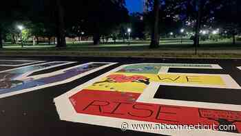 Police arrest person for allegedly defacing Hartford Black Lives Matter mural