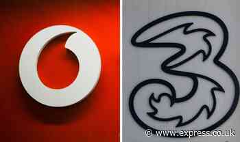 Price rise fear over £15billion mobile merger between network giants Vodafone and Three