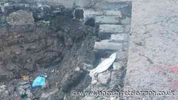 Famous Blackburn main road cobbles revealed by workmen