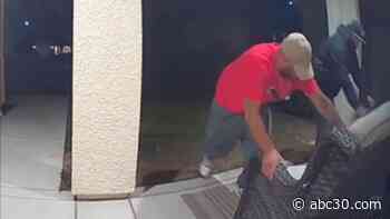 Porch pirates target furniture in northwest Fresno