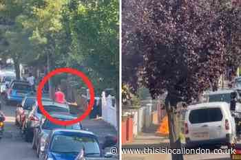 Man drops 'Molotov cocktail' during Neasden argument