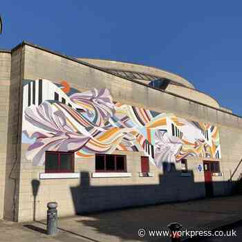 York BID creates artwork on side of Barbican Centre