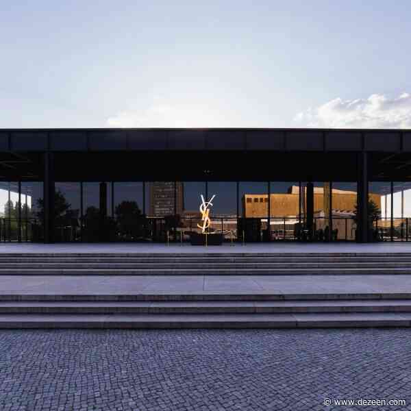 Saint Laurent stages menswear show at Mies van der Rohe's Neue Nationalgalerie