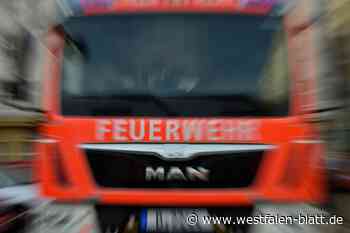 Wegen Böschungsbrand: A30 zwischen Bünde und Bruchmühlen dicht