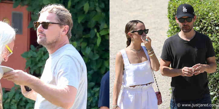 Leonardo DiCaprio Ditches His Baseball Cap In A Rare Move During Italian Vacation
