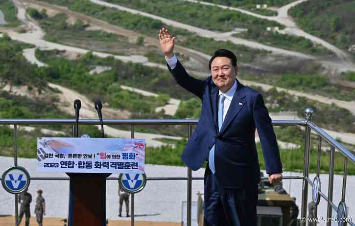 North Korea launches 2 ballistic missiles toward sea in protest of US-South Korea military drills