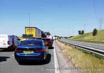 Driver in hospital after A56 Accrington bypass lorry crash