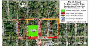 Traffic, parking restrictions near car show in Bartlett Saturday