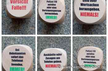 Pfarrheim Stukenbrock: Polizei-Tipps  gegen Betrugsmaschen