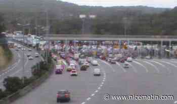 Pluie et grêle dans les Alpes-Maritimes: la circulation très difficile sur l'A8 entre La Trinité et Mandelieu