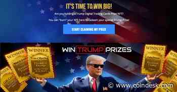 Following Second Arrest, Trump NFT Project Says 'NOW' Is Time to Claim Prizes