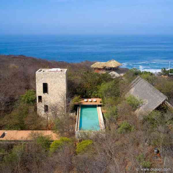 Cometa House is nestled within trees on coastal site in Oaxaca