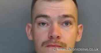 Attempted robber trapped under roller shutters had his head inside Durham shop and his torso on street