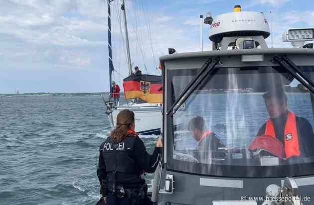 BPOLI-See: Bundespolizei schleppt Segelyacht frei