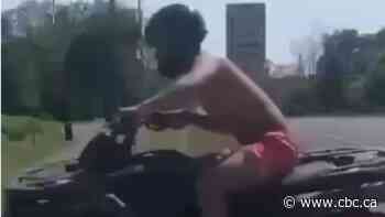 Man on ATV did burnouts on rainbow crosswalk in Niagara-on-the-Lake, police say