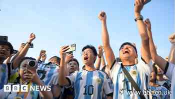 Messi mania grips crowd at China’s Workers’ Stadium