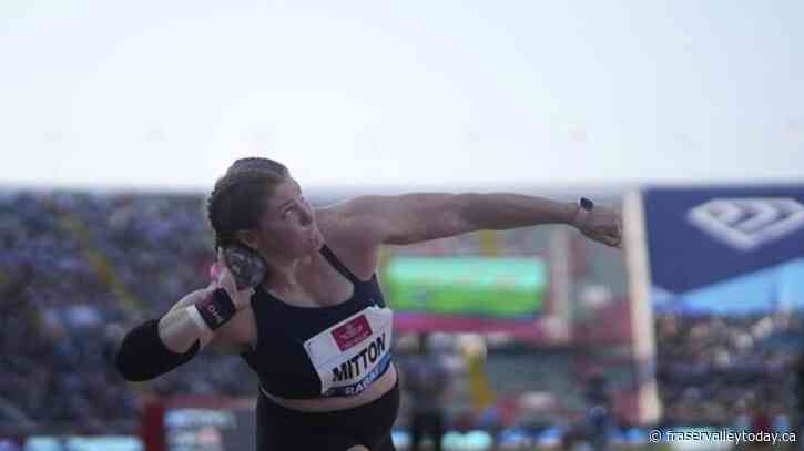 Canada’s Sarah Mitton wins shot put gold at Diamond League competition