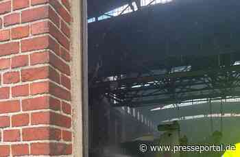 FW-GE: Brand im Bahnbetriebswerk-Bismarck
