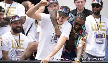 Nuggets celebrate their first NBA title with parade through downtown Denver