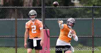 Bucs will make decision on starting QB “some time during camp or right after”