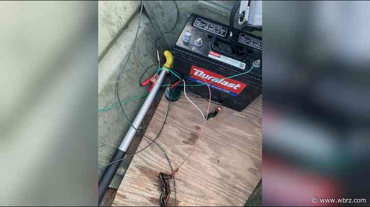 Louisiana Department of Wildlife and Fisheries cites two men for illegally fishing with car battery