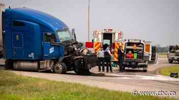 15 confirmed dead after collision between van carrying seniors and semi in southwestern Manitoba: RCMP