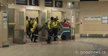 More South African firefighters arrive in Edmonton to help fight Alberta wildfires