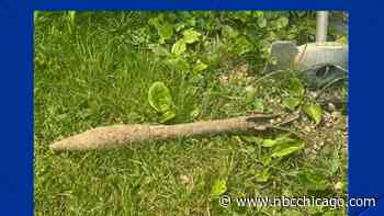 Woman discovers live explosive while doing yardwork at suburban home