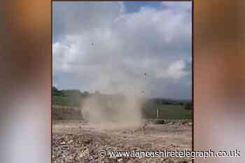 TikTok user films ‘tornado’ at Altham Recycling Centre