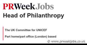 The UK Committee for UNICEF: Head of Philanthropy