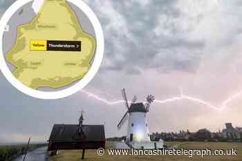 Met Office issue rain and thunderstorm warning for Blackburn