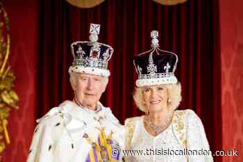 King & Queen's coronation outfits go on display at Buckingham Palace